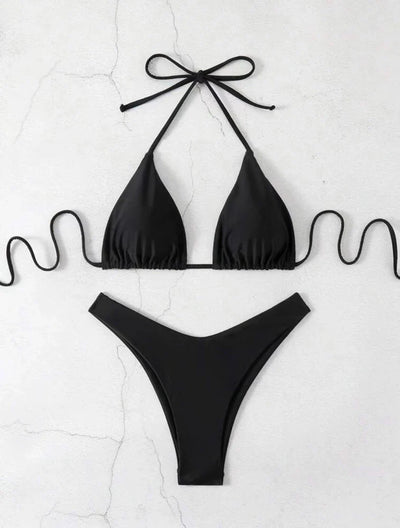 Carla | Snøre Bikini Sæt