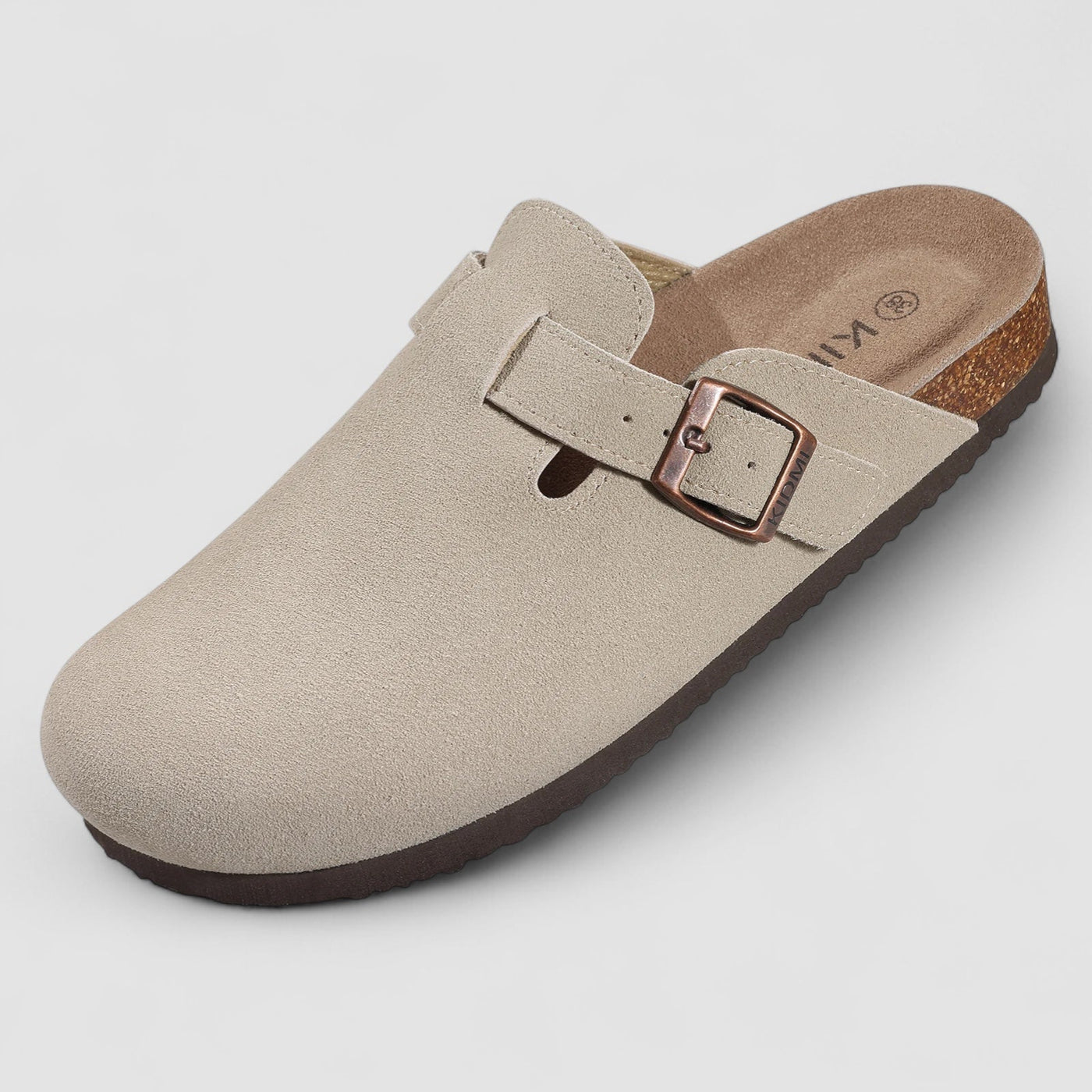 KAJA™ | Livia – Komfortable slip-ons i ruskind med ortopædisk støtte