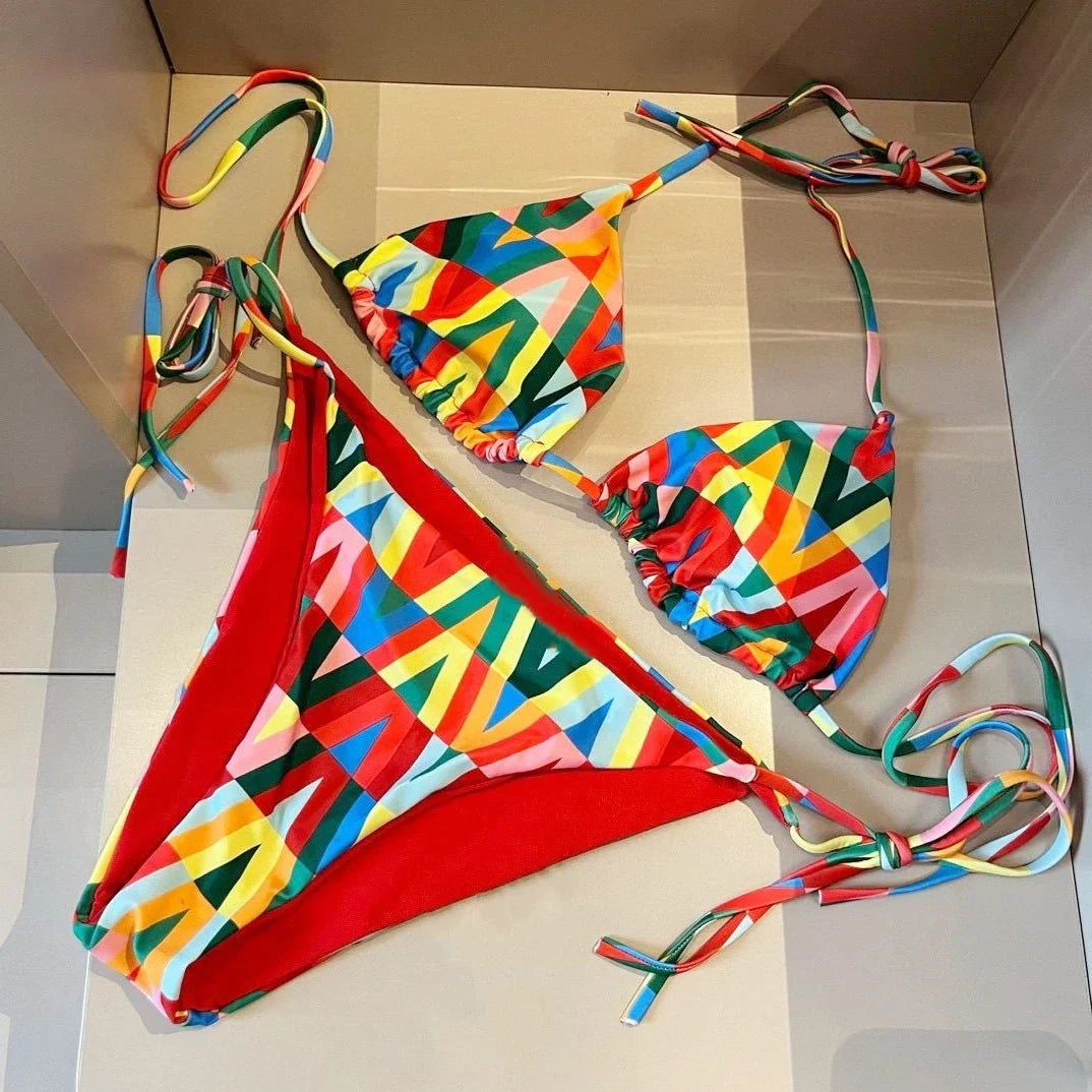 Kira™ | Printet Bikini Sæt