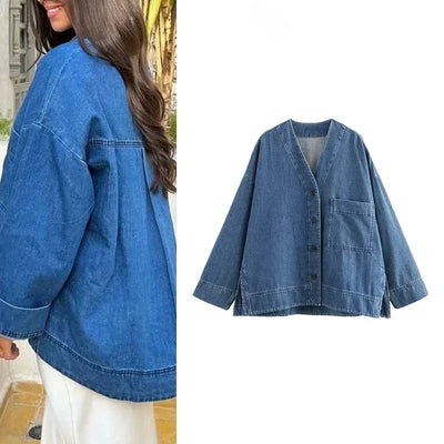 Annabelle™ | Bomuldsdenim Top