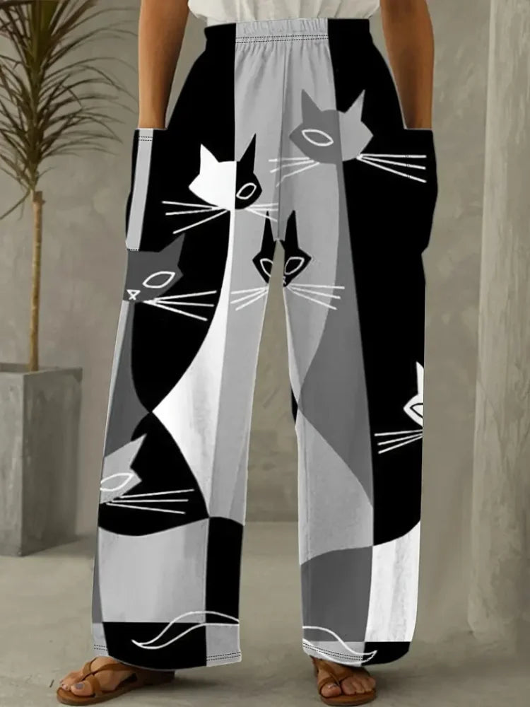 Liva™ – mønstrede bukser