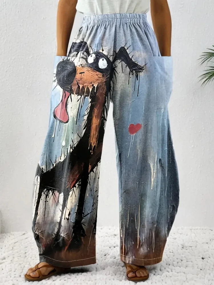 Liva™ – mønstrede bukser