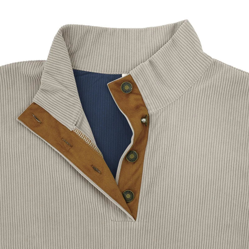 Jesper | Moderne Sweater med Knapper