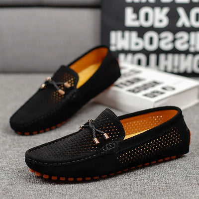 GIANNI PERFORERET LÆDER LOAFERS