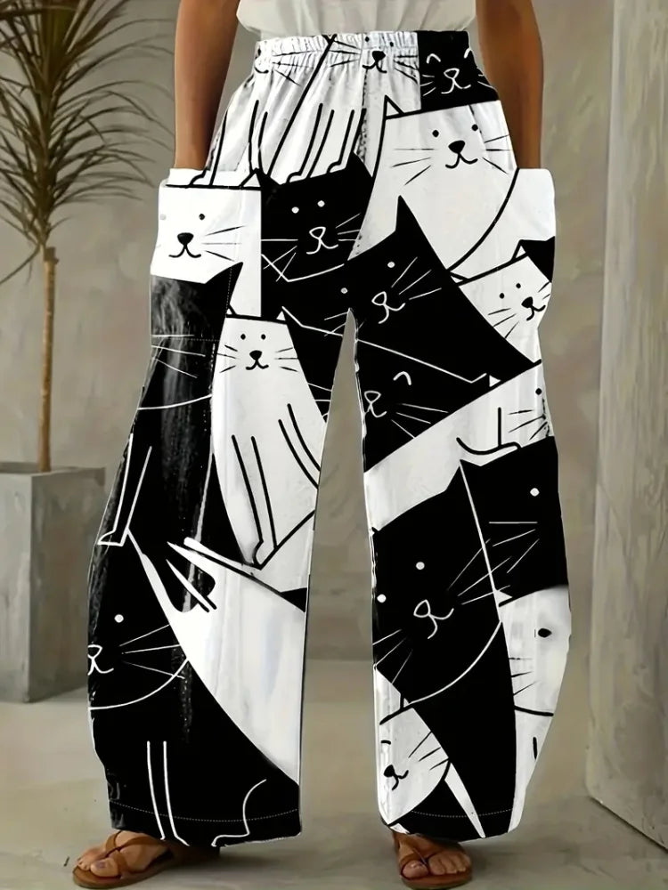 Liva™ – mønstrede bukser