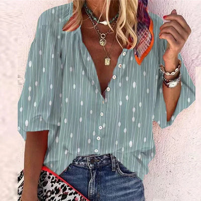 Ayelin™ – vintage knap bluse