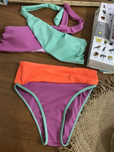 Shelby™ | Ribbet Cross Bikini Sæt