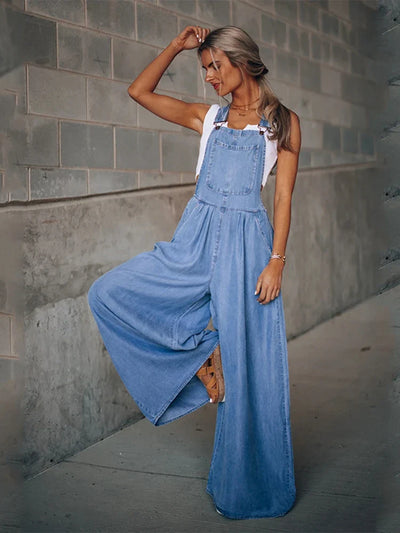 Zarah™ | Denim Buksedragt