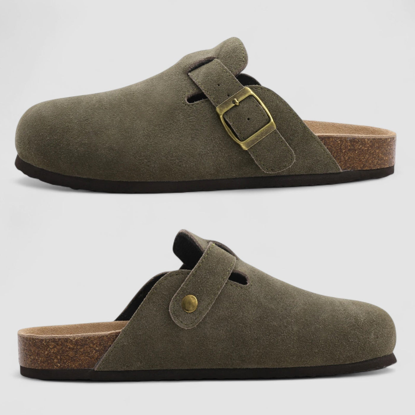 KAJA™ | Livia – Komfortable slip-ons i ruskind med ortopædisk støtte