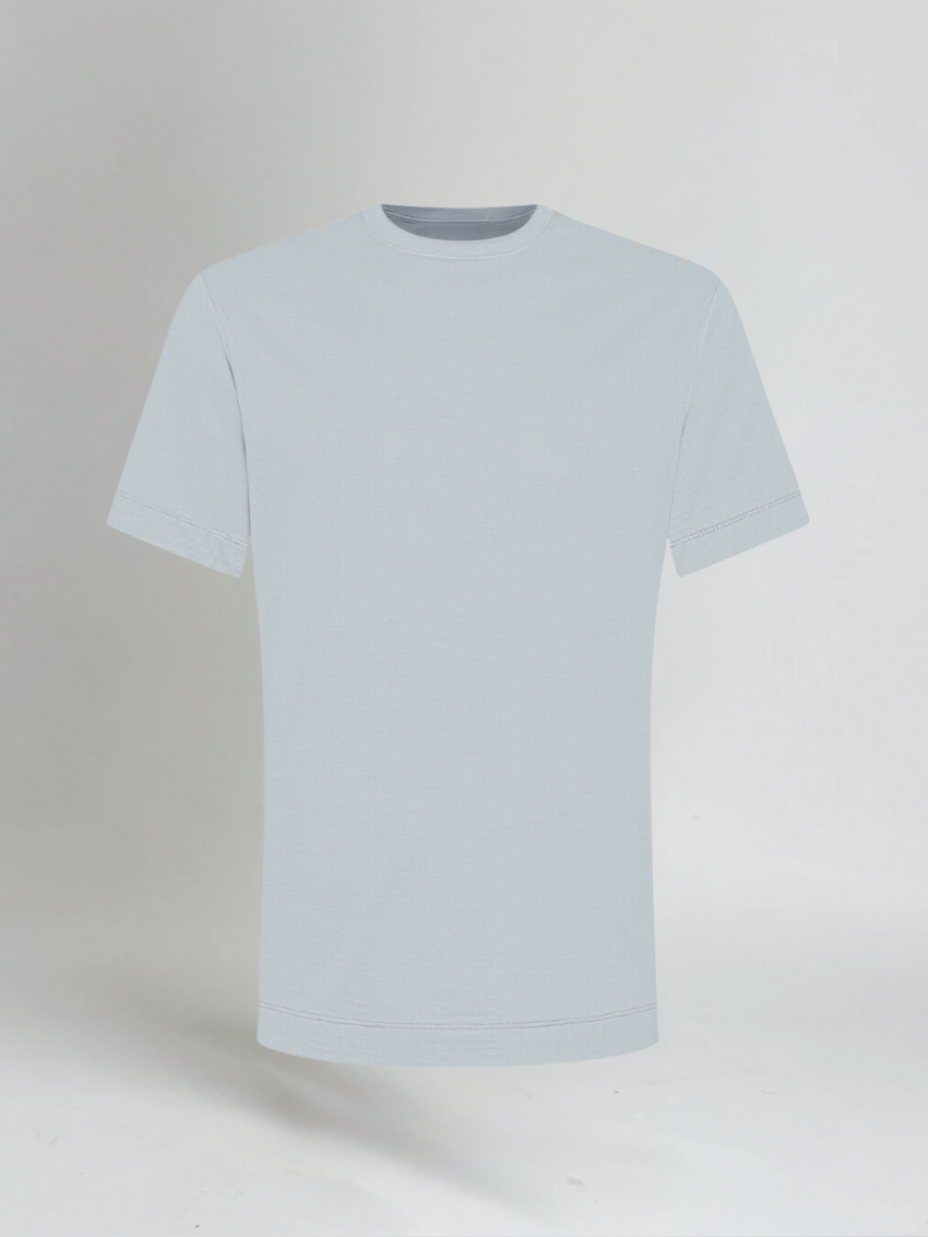 Signature Supima T-shirt – Lys grå