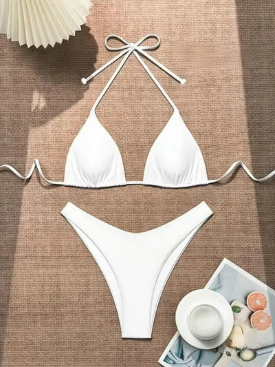 Carla | Snøre Bikini Sæt