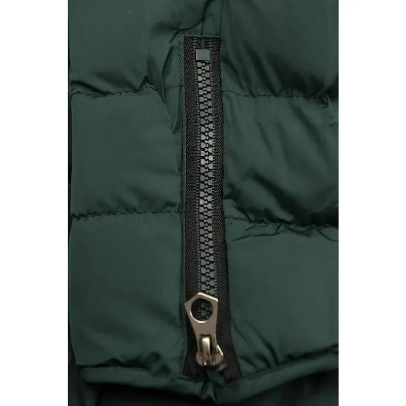 Zipper Slim-Fitting Parkas Cotton-Padded Jacket Trend Winter Warm Fur Collar Parkas Tøj Kvinders Langærmede Hættejakker