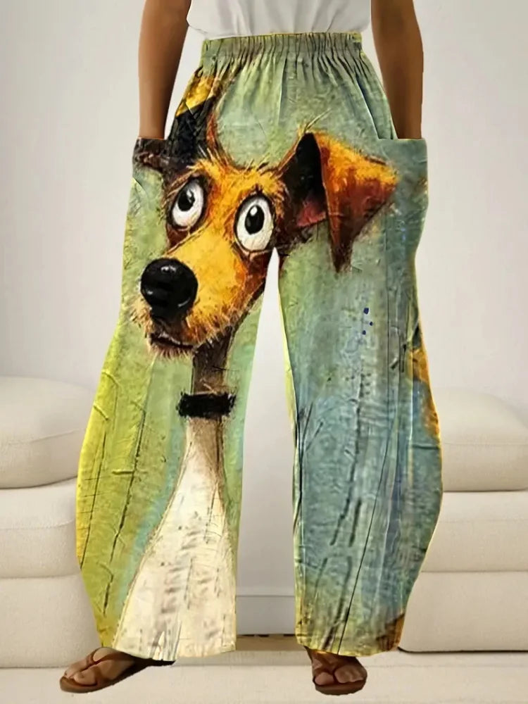 Liva™ – mønstrede bukser