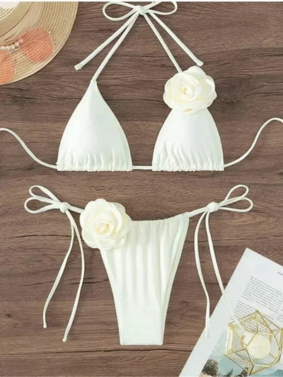 Tanija | Blomster Bikini Sæt