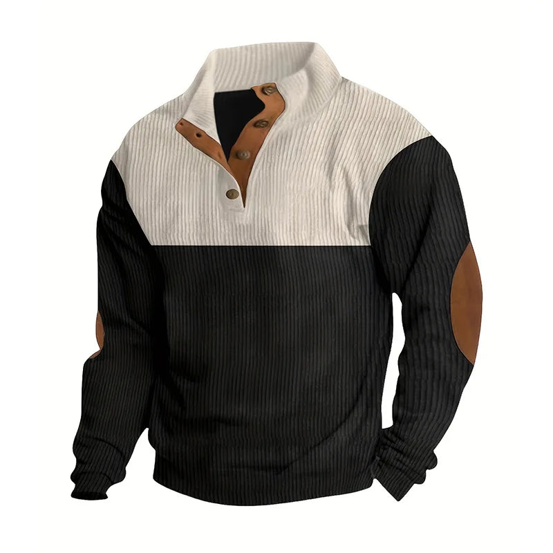 Jesper | Moderne Sweater med Knapper