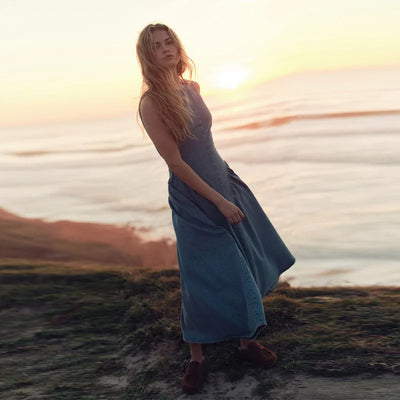 Petra™ | Denimdrøm med Åben Ryg