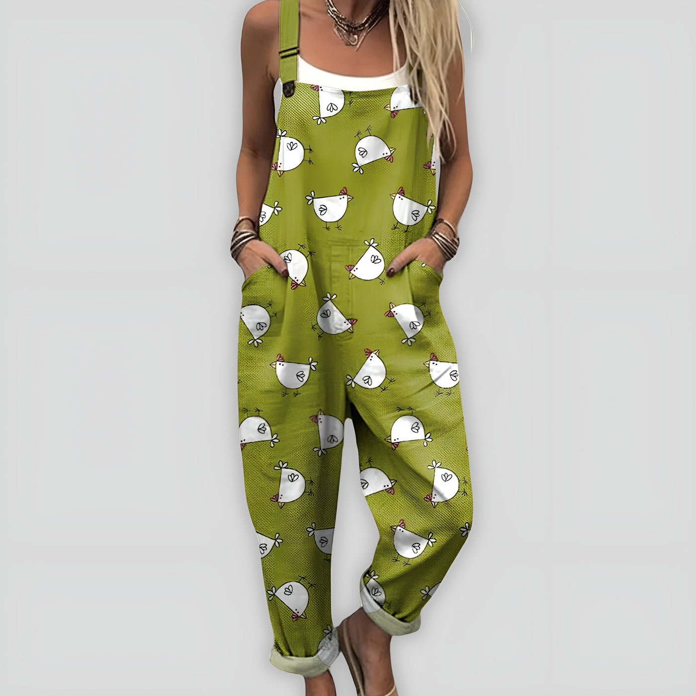 KajaKøbenhavn | Komfortabel og Stilfuld Jumpsuit med Løs Pasform