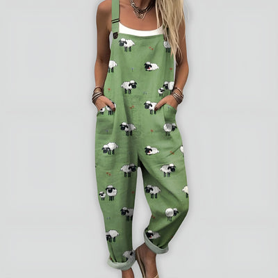 KajaKøbenhavn | Komfortabel og Stilfuld Jumpsuit med Løs Pasform