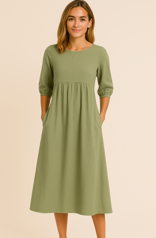 Lydia | Enfarvet kjole