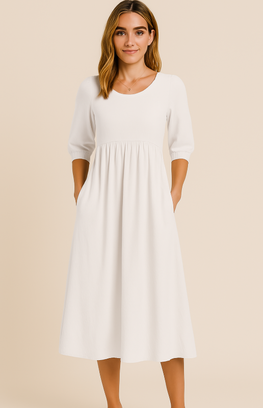 Lydia | Enfarvet kjole