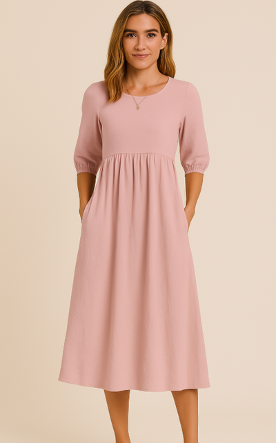 Lydia | Enfarvet kjole