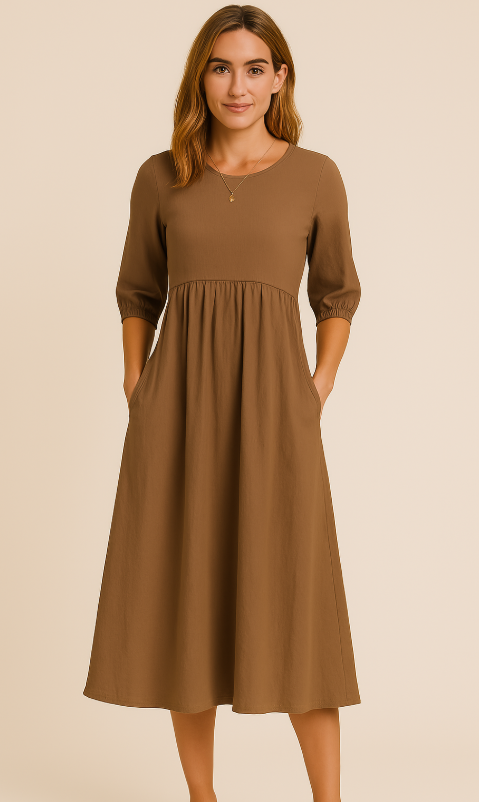 Lydia | Enfarvet kjole