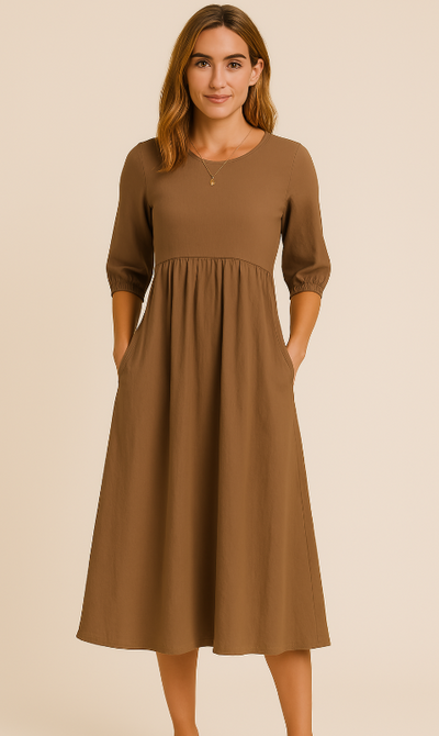 Lydia | Enfarvet kjole