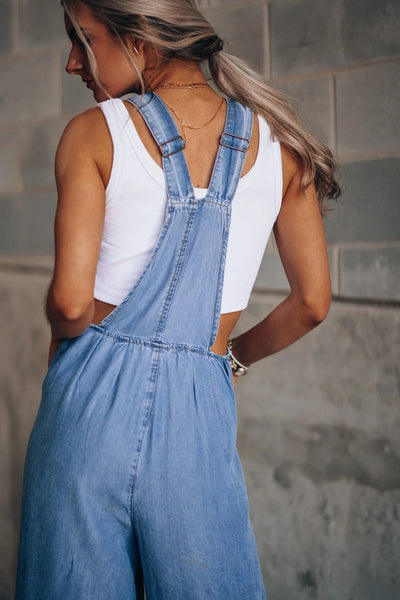 Zarah™ | Denim Buksedragt