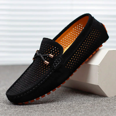 GIANNI PERFORERET LÆDER LOAFERS
