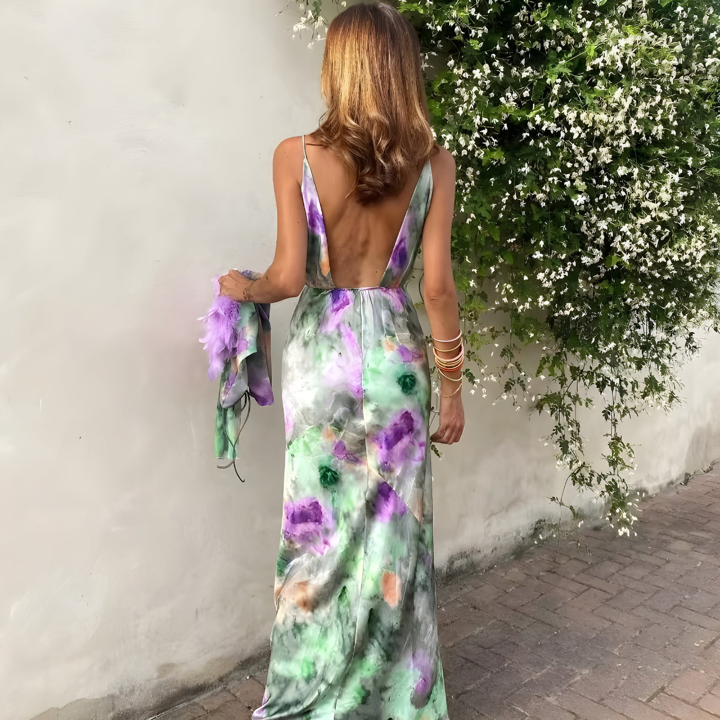 Beda™ - Kjole med aftagelig sjal