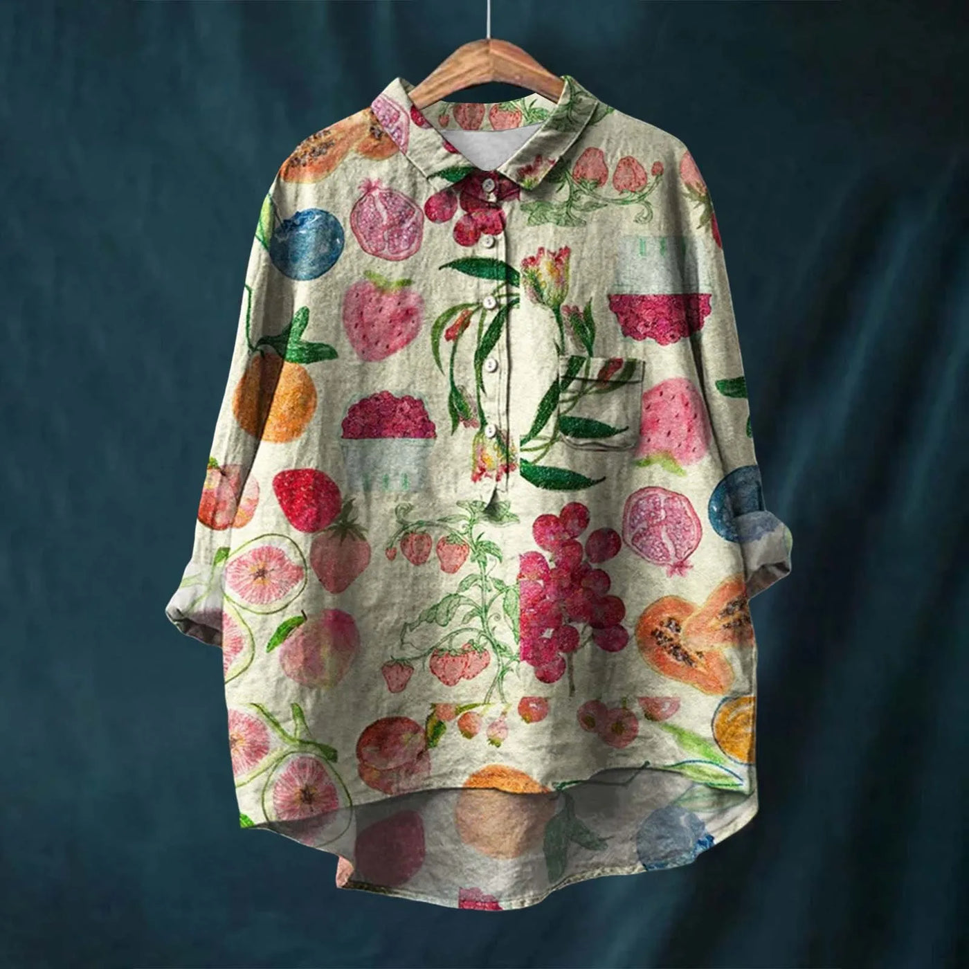 Blomster | Håndlavet Kvindebluse