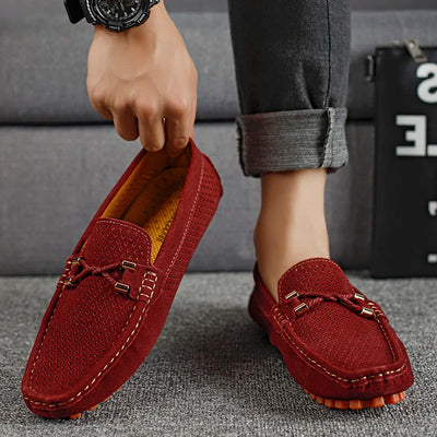 GIANNI PERFORERET LÆDER LOAFERS