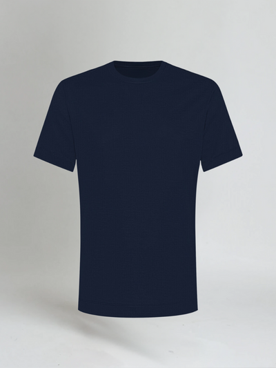 Signature Supima T-shirt – Marineblå