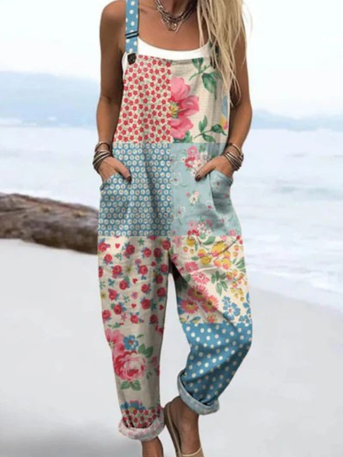 Kajakøbenhavn  | Jumpsuit med vintage blomstertryk