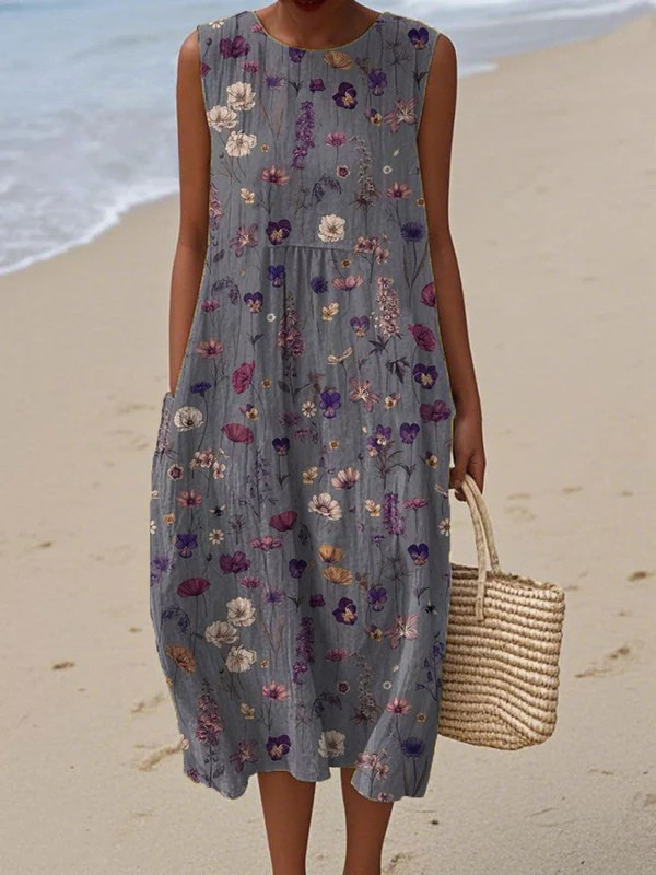 Naja - Hverdags Midi Kjole