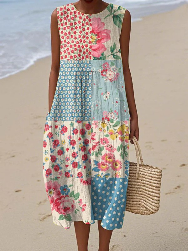 Oline - Hverdags Midi Kjole