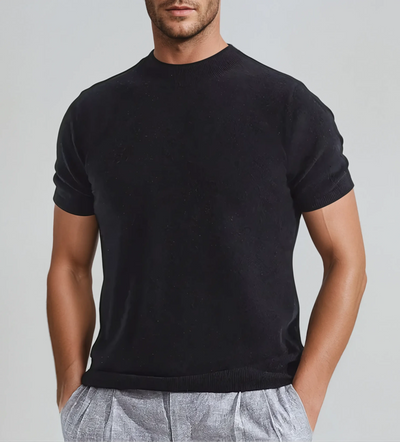 Cashwool T-shirt Sort
