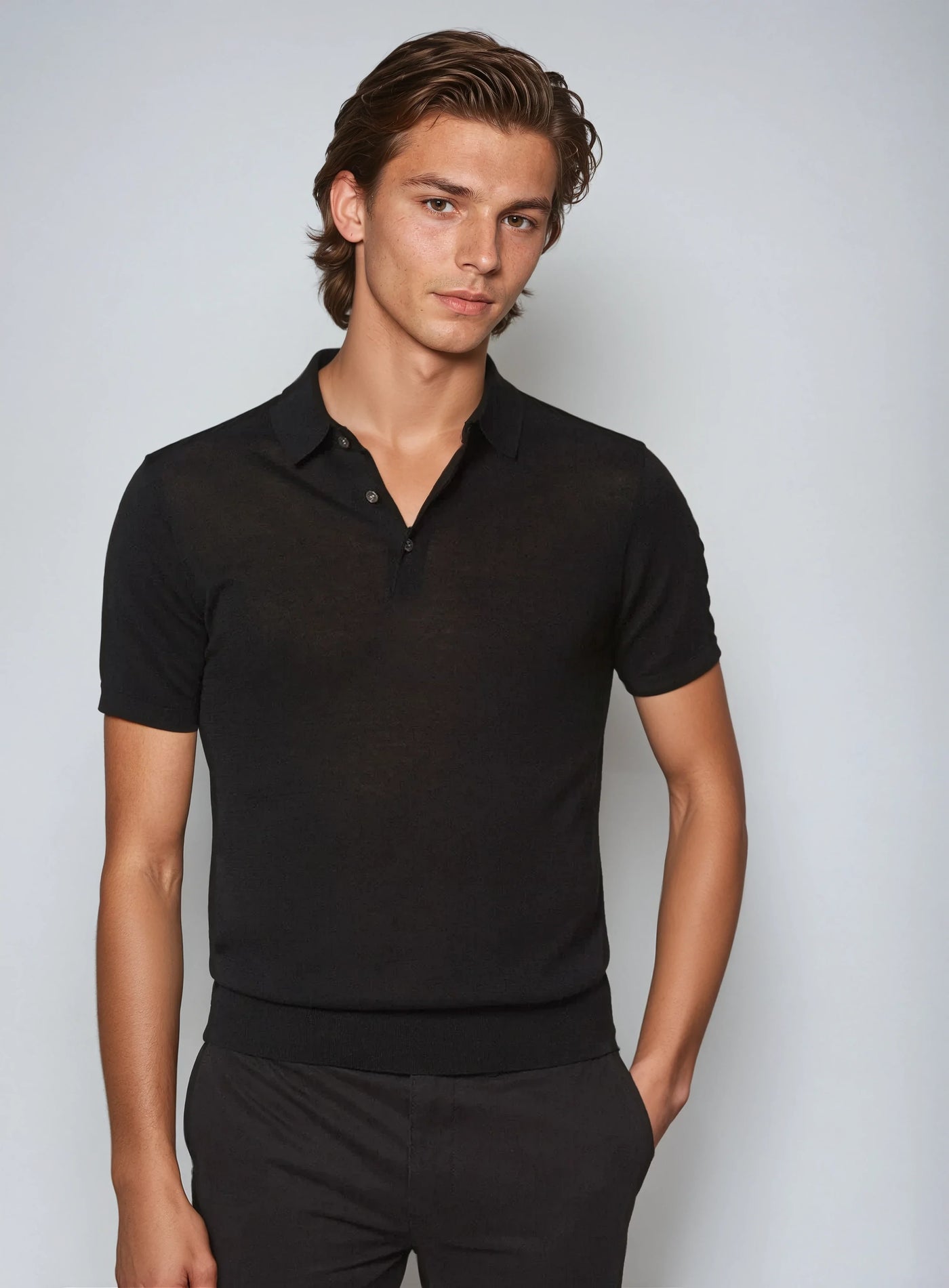 Premium Polo Shirt - Sort