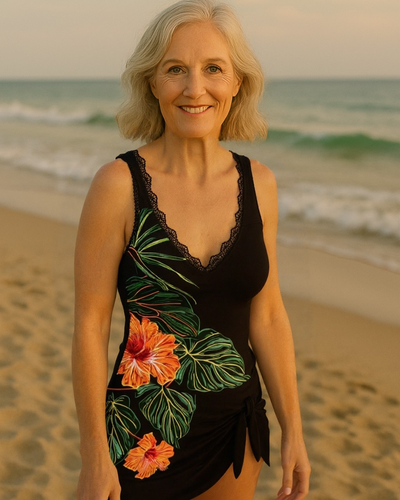 Gitte - Blomsterprint Swim Tankini