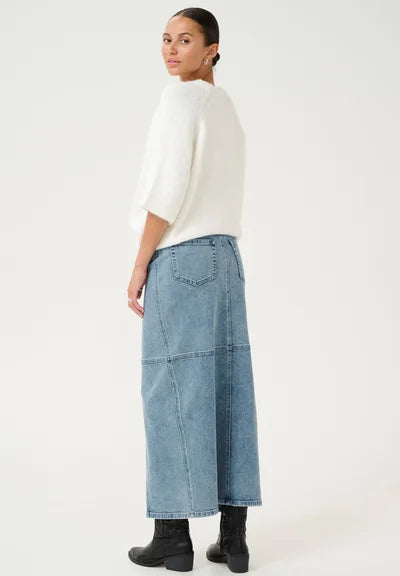 Elna Denimnederdel – Washed Blue