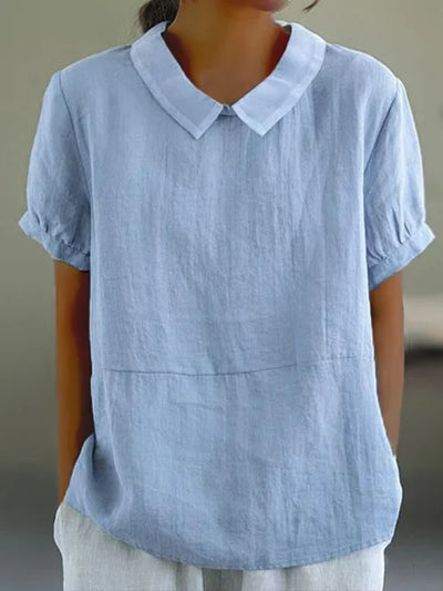 Amalie | Komfortabel bluse med krave