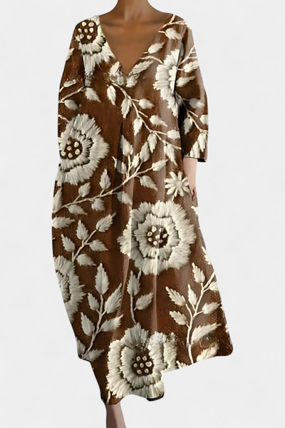 Claire | Komfortabel kjole med elegant V-hals