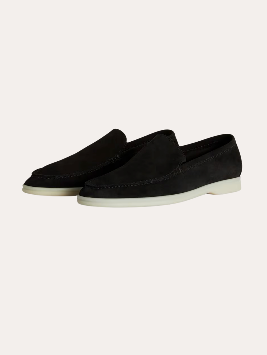 Forfinet Suede Loafers – Sort