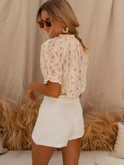 Elina | Blomster bluse
