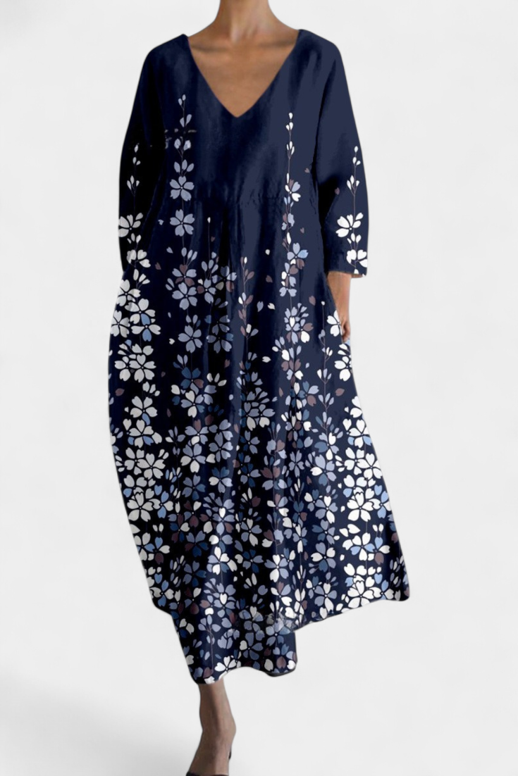 Claire | Komfortabel kjole med elegant V-hals