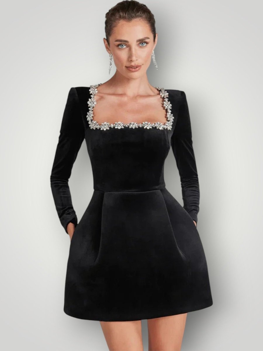 BRITNEY | FLØYELSKJOLE