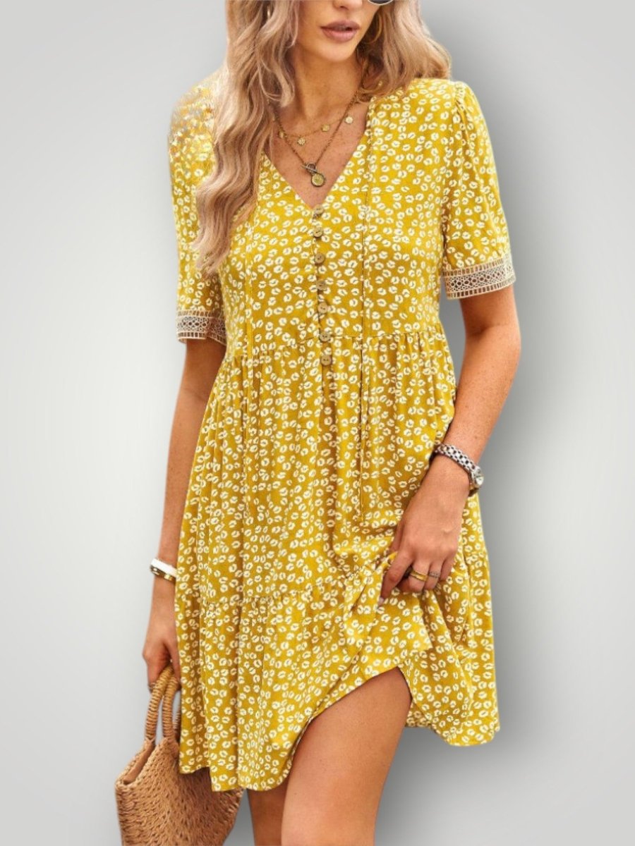 CARLA | BLOMSTRET KJOLE