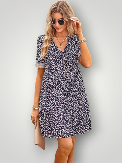 CARLA | BLOMSTRET KJOLE