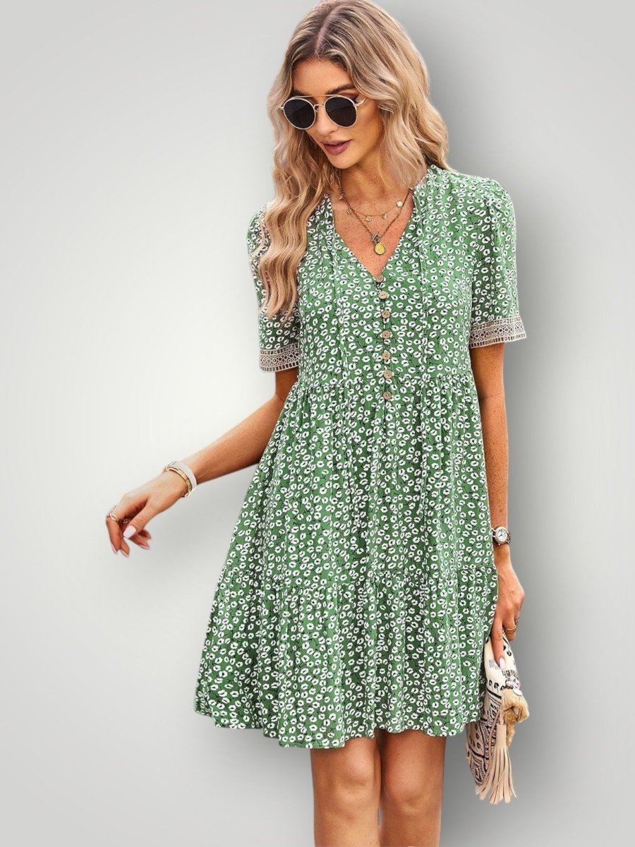 CARLA | BLOMSTRET KJOLE