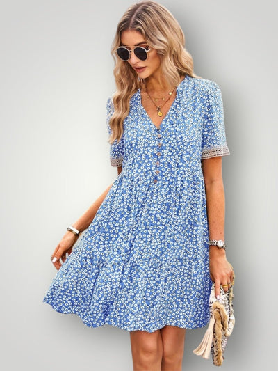 CARLA | BLOMSTRET KJOLE